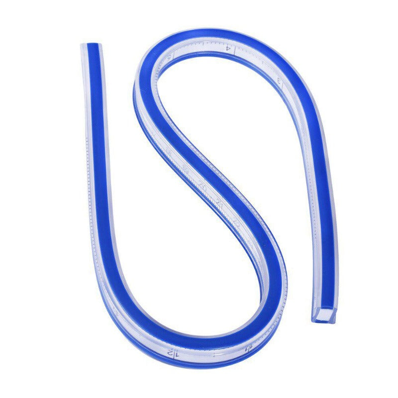 Flexible Curve Ruler Drafting Drawing Tool Plastic Sewing French Curve Drafting Rulers 30cm 40cm 50cm Sewing Accessories