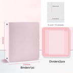 A5 3 Ring Binder Kpop Photocards Holder Photo Album Pocket Sleeves Clear Photo Card Collect Book Loose-leaf Binder Sheet Inserts