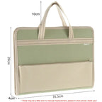 Portable Expanding File A4 Document Bag 13-layers Accordion File Organizer Paper Holder Oxford Fabric Paper Storage A4 File Bag