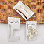 50pcs Hairpins Barrette Packing Paper Card for DIY Girl Small Grab Clip Hair Claw Display Card Hair Accessories Retail Price Tag