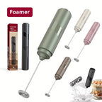 Wireless Milk Foamer Coffee Whisk Mixer Electric Blender Egg Beater Mini Frother Handle Stirrer Cappuccino Maker Cooking Tools