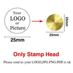 Custom Stamps Personalized Logo Metal Stamps Custom Wax Seals Stamps Customize Your Own Logo Gift Stamps Invitation Stamps