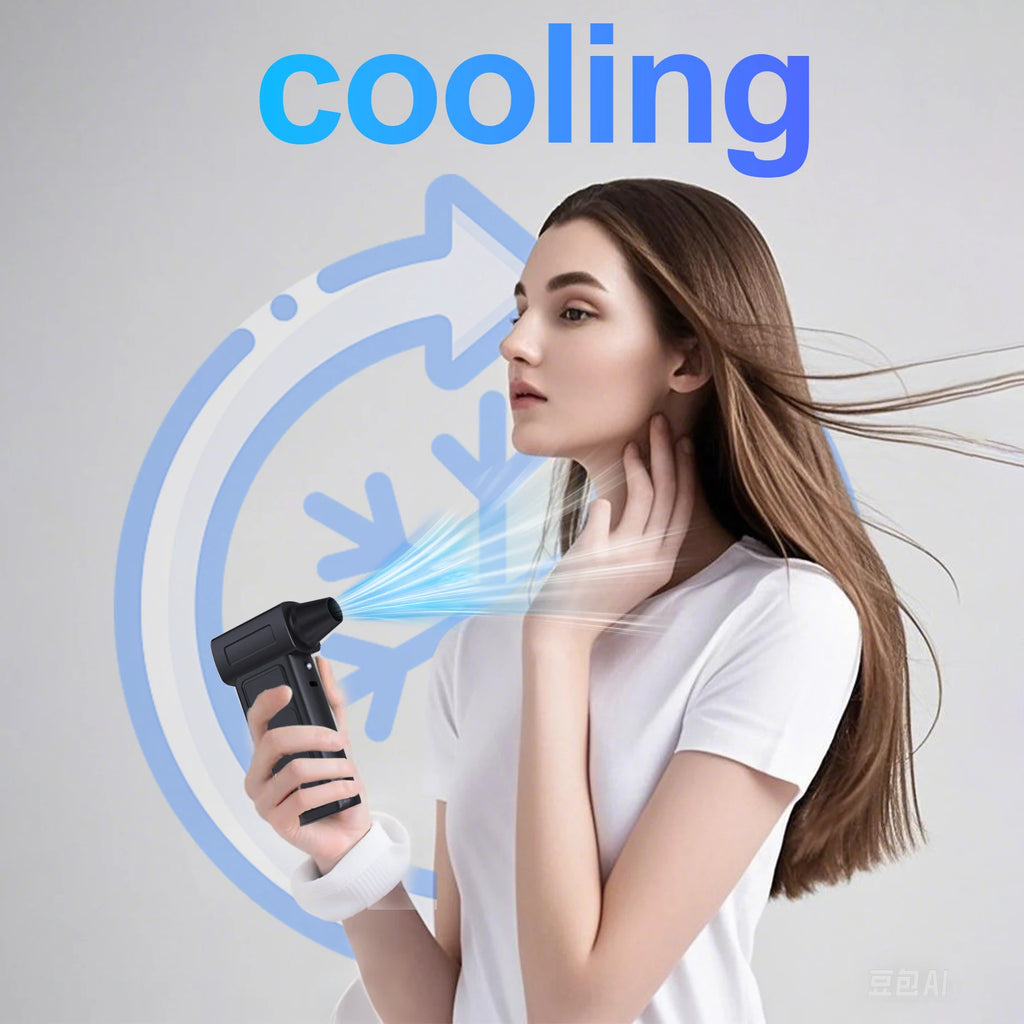 9000000RPM Turbo Jet Blower Vacuum High Speed Air Blower Wireless Compressed Air Duster Portable Turbo Fan Jet Dust Blowing