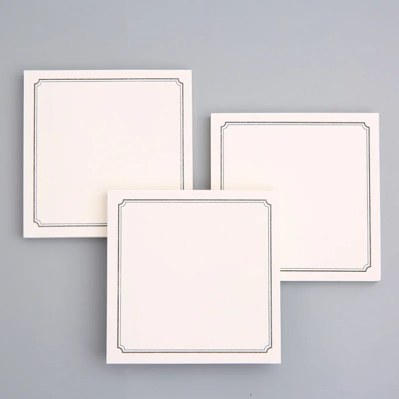 80Pcs Student Office Creative Tearable Memo Grid Memo Paper Self Adhesive Memo Paper Memo Label Stickers