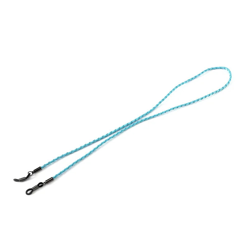 Multi Color Braided Leather Eyeglass Strap Anti Lost Sunglasses Lanyard Non Slip Eyewear Chain Neck Cord Holder For Men Women