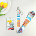 Anime Strap Lanyard for Keys Keychain Badge Holder ID Credit Card Pass Hang Rope Lariat Mobile Phone Charm Accessories