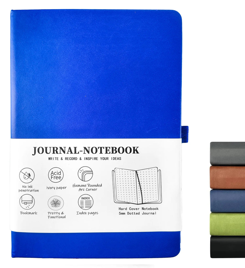 Cuaderno A5 Dotted Notebook Bullet Hardcover Diary 120gsm Journal Creative Trend Portable Solid Color 4 Color Dot Grid Notebooks