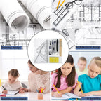15-Piece Geometric Drawing Set – High-Quality Compass Set, Practical Math Tool Kit, Professional School Drafting Tools.