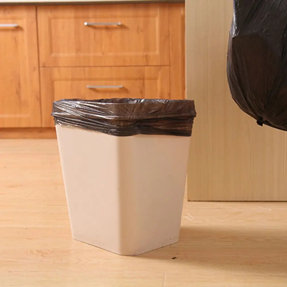 1 Rolls 13Bags/Roll Disposable Garbage Bag Trash Can Bin Points Off Rubbish Bag Black 40x50cm Plastic Bags Bathroom Kitchen