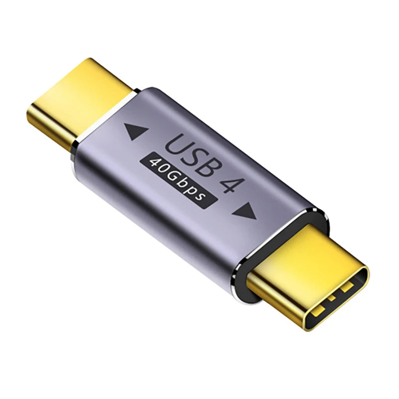 NNBILI USB4.0 40Gbps OTG type C 90 degree 100W 5A USB C to Type C Fast Charging Converter USB C Data Adapter For Macbook 8K60HZ