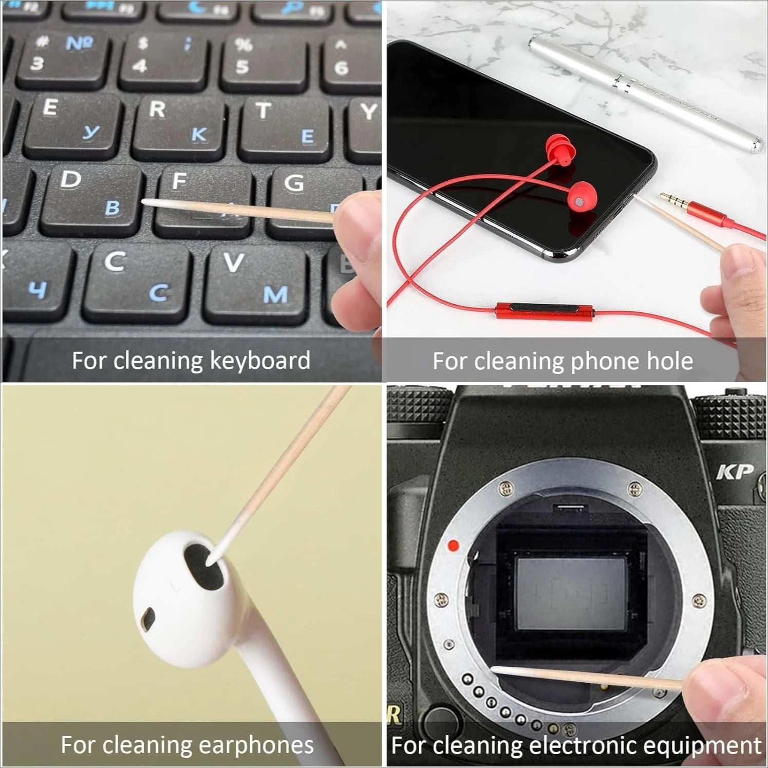 All-in-1 Electronics Cleaning Kit for iPhone AirPods, Phone Screen Cleaner, Charging Port & Speaker Brush, Tech Cleaning Tool