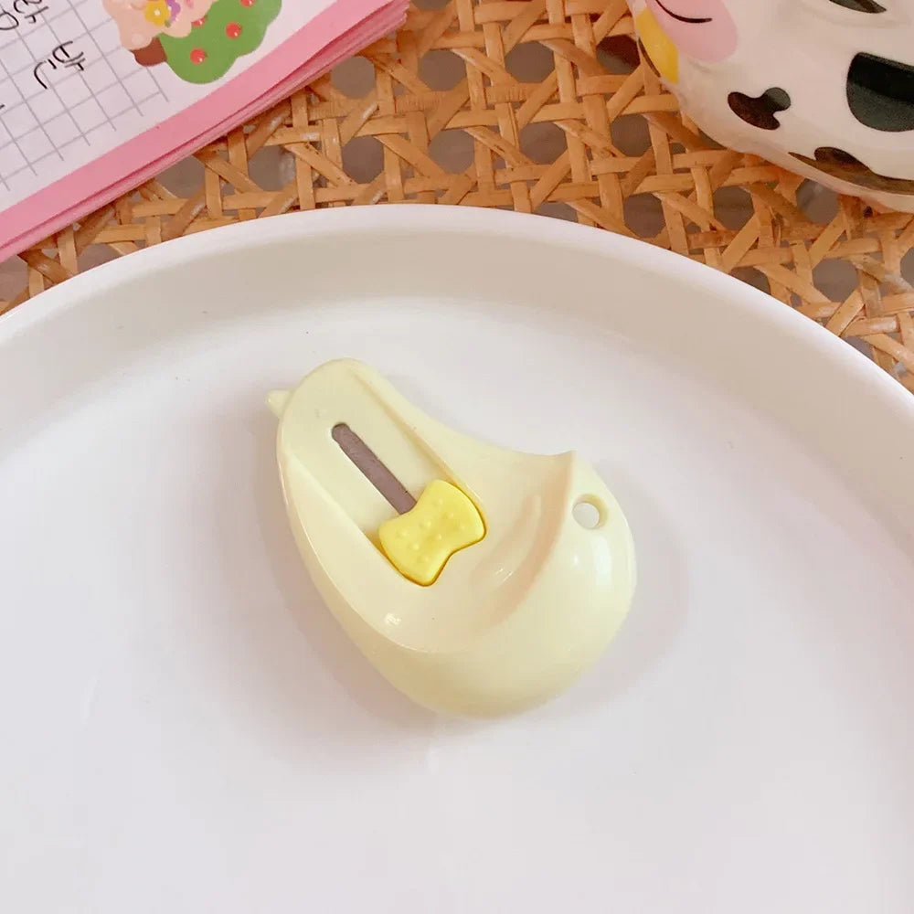 Cute Cat Paw Cloud Utility Knife MINI Pocket Sized Craft Wrapping Box Paper Envelope Cutter Letter Opener Student Art Supplies