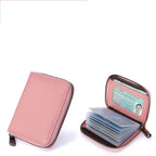 Business Card Holder Wallet Men Bank Card/ID Card/Credit Card Holder 22 Bits Card Wallet RFID Blocking Protects Case Coin Purse