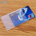 10PCS PVC Waterproof Transparent Card Holder Plastic Card id Holders Case To Protect Credit Cards Card Protector Cardholder Bags