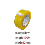 Oversized Roll Sealing Box Tape, Special Tape for Packing and Sealing Boxes, High Viscosity and High Toughness, Household Tape