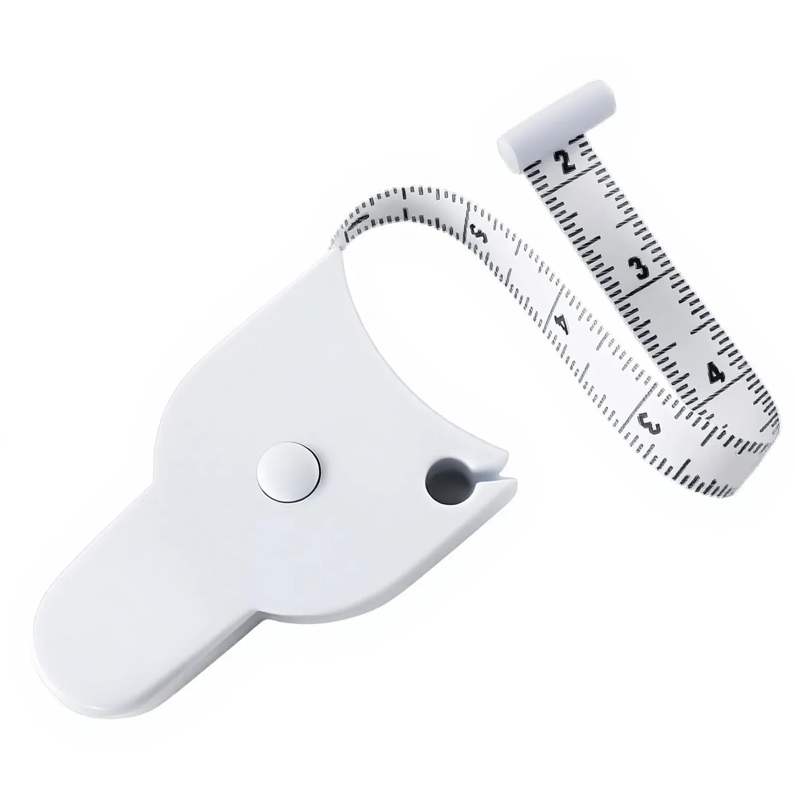 Perfect Body Tape Measure - 80 Inch Automatic Telescopic Tape Measure - Retractable Measuring Tape for Body: Waist, Hip, Bust, Arms, and More (White - 80 inch)