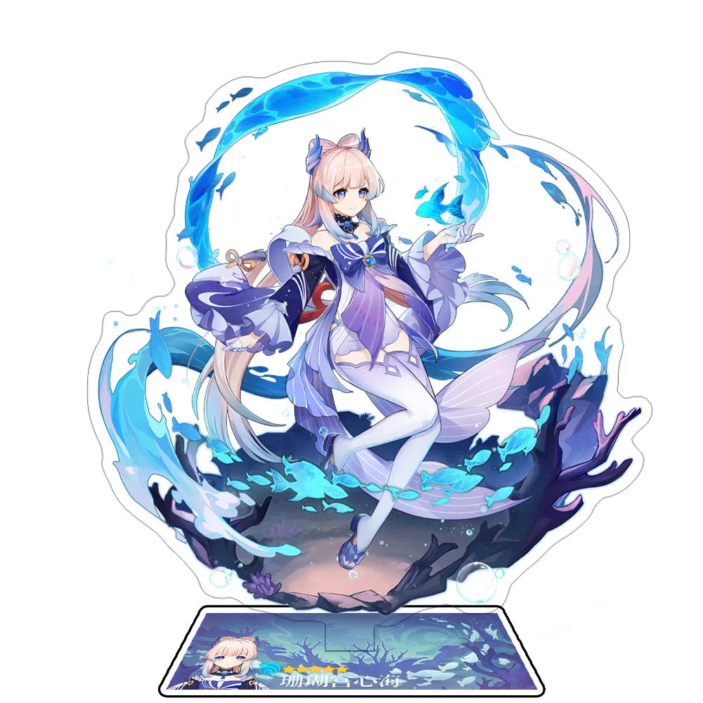 Odette Lohen Flins Durin Mavuika Columbina Xiao Arlecchino Acrylic Anime Model Furina Collect Desktop Decoration Keychains Gift