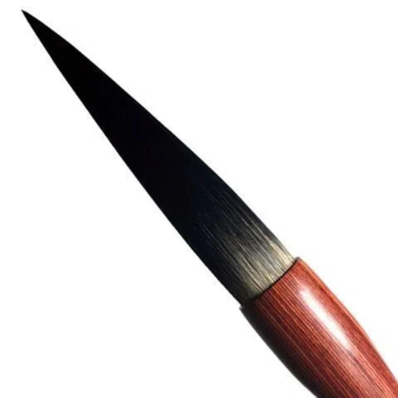 Chinese Calligraphy Large Hopper-shaped Brush Calligraphy Long Peak Caligrafia Regular Running Script Ink Painting Pen