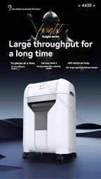 25L 4435 Office Electric Shredder for Shredding Paper Particles Book Nails Cards Confidential Specific Document Shredder Level 5