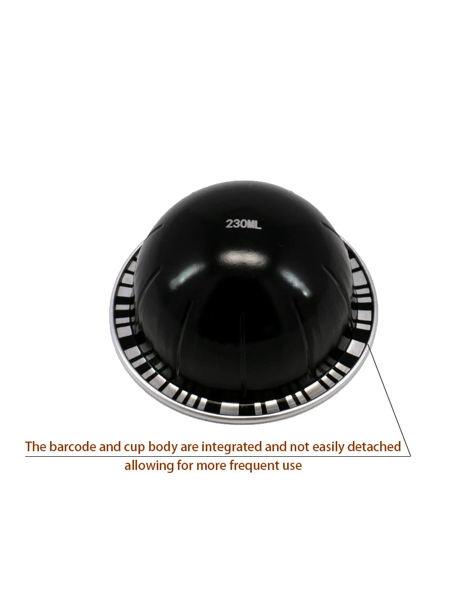 Reusable Aluminum Coffee Capsules Compatible with Nespresso Vertuo Machine - Durable Coffee Pod Shells for Espresso Lovers