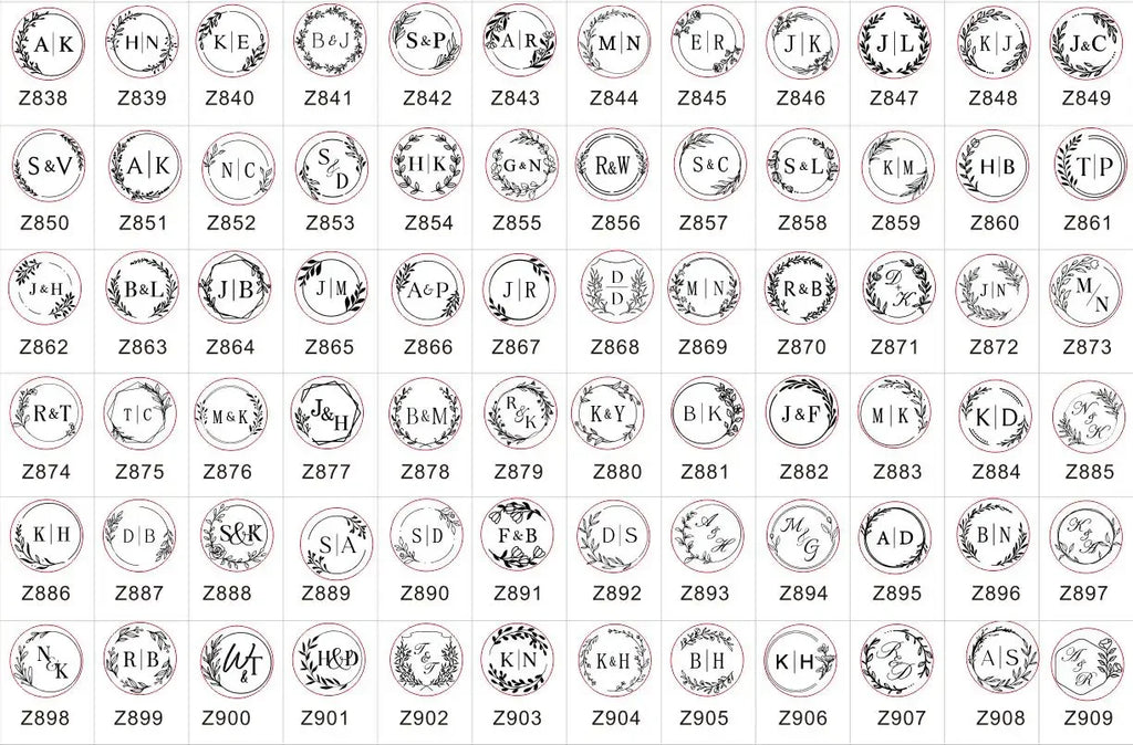 Customize Embossing Stamp Wedding Monogram Embosser Stamp,Personalized 2 initials Embosser Stamp,Wedding gift,hand held embosser