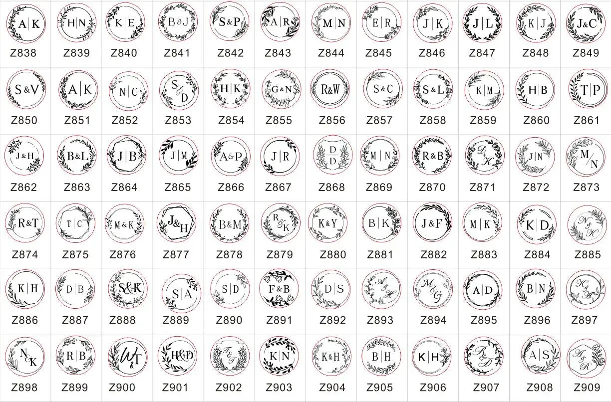 Customize Embossing Stamp Wedding Monogram Embosser Stamp,Personalized 2 initials Embosser Stamp,Wedding gift,hand held embosser