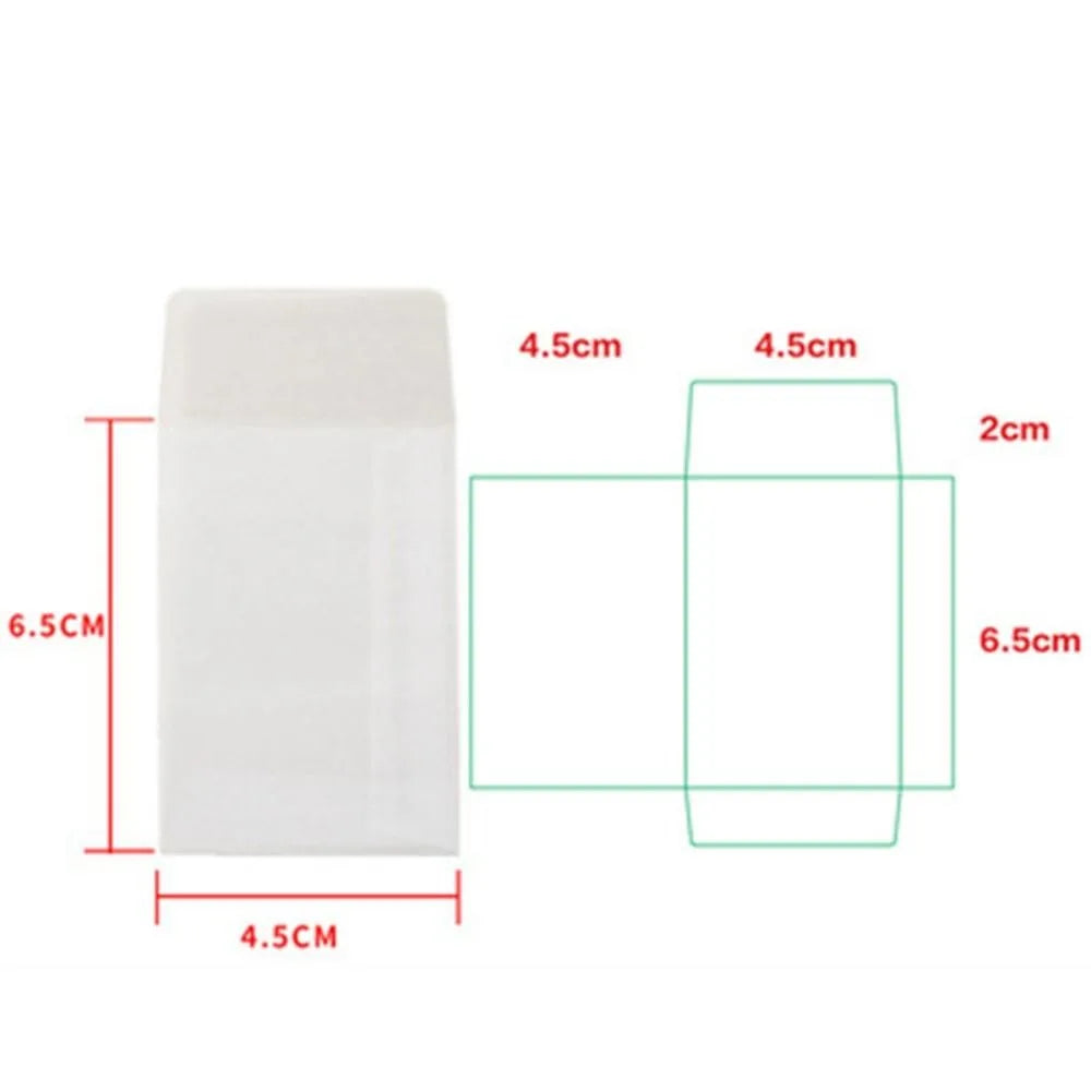 100pcs/lot Invitations Blank Translucent Envelope Postcards Message Card Sulfate Paper Envelope Business Letters Wedding