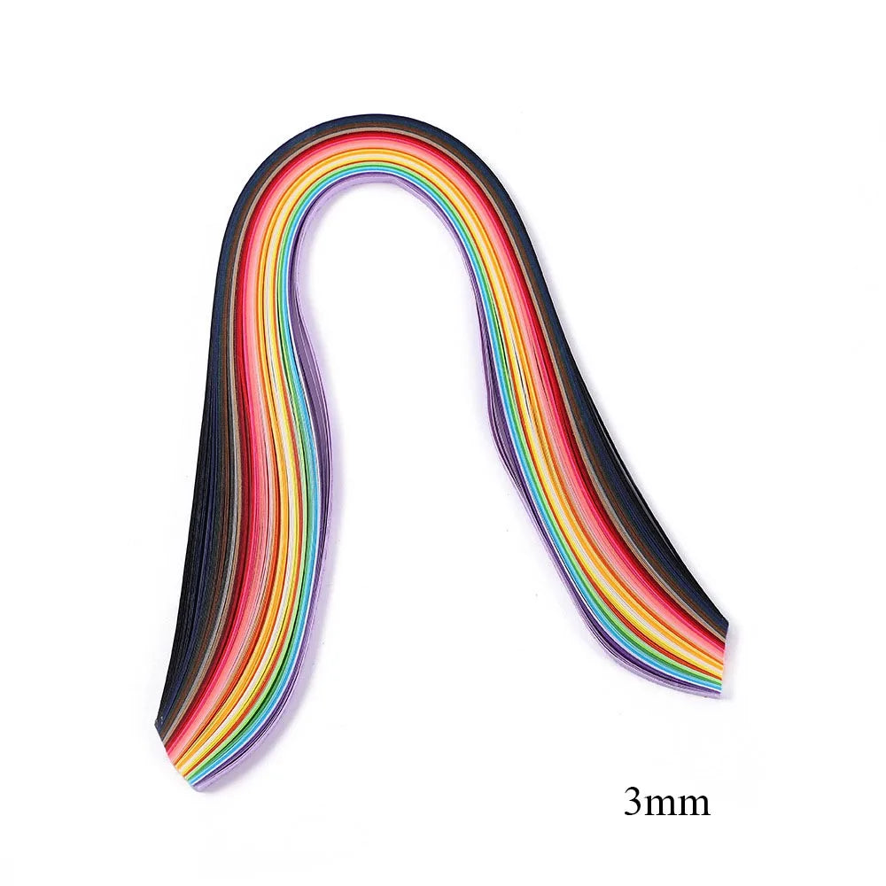 180Ocs Creative 3/5/7/10mm Quilling Paper 36Colors DIY Flower Gift Paper Handmade Origami Quilling Tools