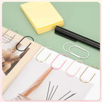 20/50/100Pcs Paper Clip 2inch Non-Skid Metal Paper Clamp Clips Large for Office Supplies Craft Scrapbook Document Note Sorting
