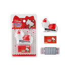 Genuine Sanrio Hello Kitty Stapler Set with Staples Bookbinding Machine Creative Stationery Gift for Women School Office