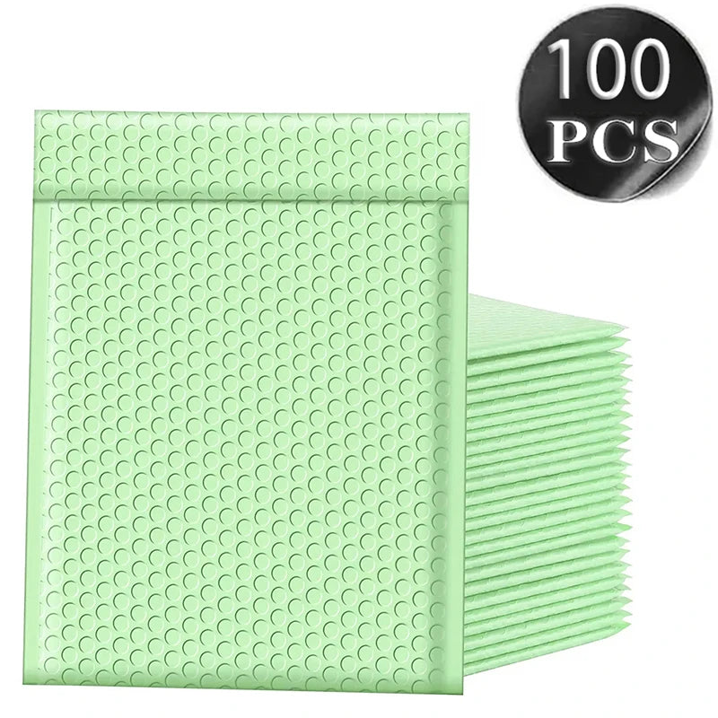 100Pcs Bubble Mailer Envelope Mailing Shipping Packaging Small Business Supplies Self Seal Bubble Waterproof Express Envelope