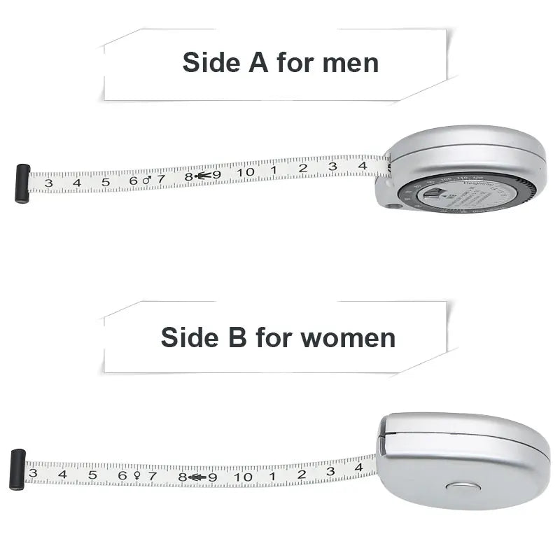 BMI Soft Body Measuring Tape 150cm Retractable PVC Ruler Meter Fitness Tools Measure Waist Lose Weight Fitness Women Men Gift
