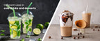 20 Clear Plastic Fruit Cups with Dome Lids PET Disposable Parfait Crystal Cups Suitable for Dessert Ice Cream and Cake Ideal for