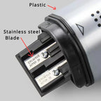 Faber-Castell Grip Trio 3-in-1 Artist Pencil Sharpener, Manual Handheld Sharpener for Colored Pencil, Jumbo and Graphite Pencils