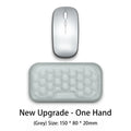 Keyboard Mouse Wrist Protection Rest Pad Ergonomic Office Typing Relax Wrist Memory Foam Mouse Pad PC Computer Laptops Mouse Pad