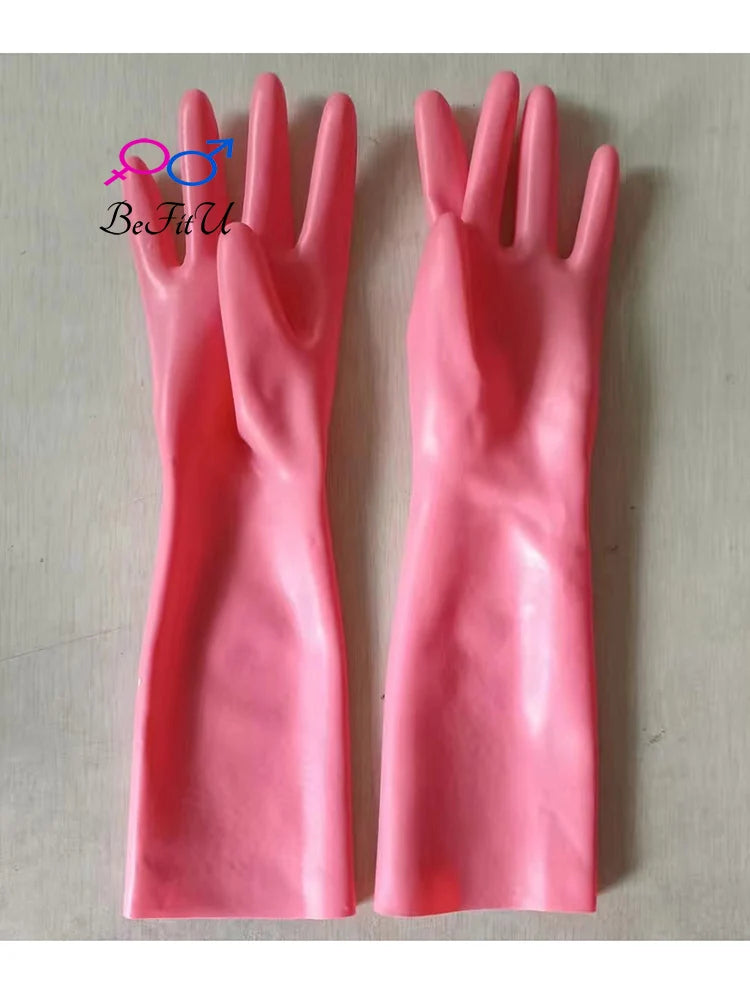 plus Size 0.6mm Thickness Seamless Latex Gloves for Cosplay Costume Accessories Special Occasions Handwear Mittens