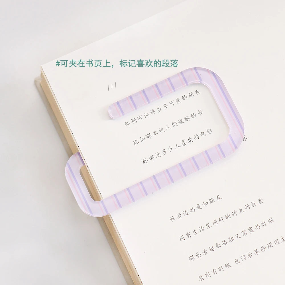 4pcs/lot Kawaii macarons Paper Clip Decorative Bookmark Binder File Clips School Office Stationery Accessories
