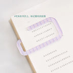 4pcs/lot Kawaii macarons Paper Clip Decorative Bookmark Binder File Clips School Office Stationery Accessories