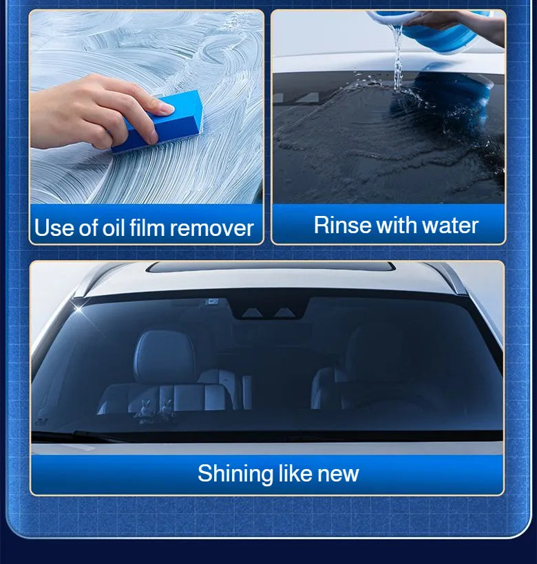 Auto Glass Polishing Liquid Light Scratch Cleaner High Gloss Film Remover Car Body Polish Spray for Windshield Shine Cleaner