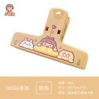 Cute Cartoon ABS Paper Clipper Bookmark Binder Multicolor Office Accessories Document Clip School Supplies Kawaii Stationery
