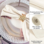 6pcs 30x30cm Table Napkins Square Dinner Napkins Washable Soft Table Napkins for Wedding Birthday Parties Decoration