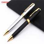 Luxury high quality 388 Black for stainless steel Business office school supplies Ballpoint Pen Golden Clip New