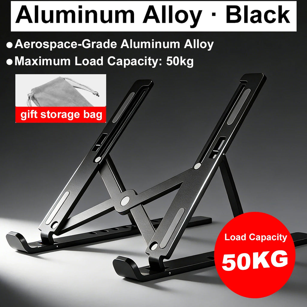 DITONG Fold Laptop Stand For Macbook Adjustable Computer Pc Tablet Stand Notebook Tablelaptop Holder Heat Dissipation