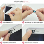 5/10/20pcs Universal Ultra-Thin Laptop Webcam Cover Shutter Antispy Camera Cover For Web Laptop Mobile Phone Lens Privacy Cover