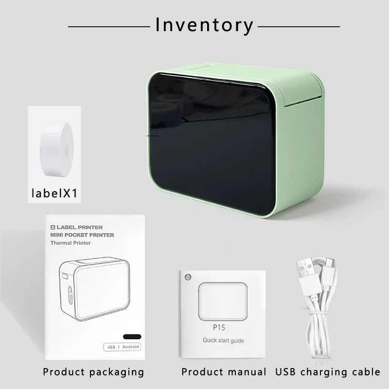 Marklife Thermal Label Printer D110 B21 P15 Mini Protable Bluetooth Adhesive Label Printer Maker For Gift/Diy Creative/Marking