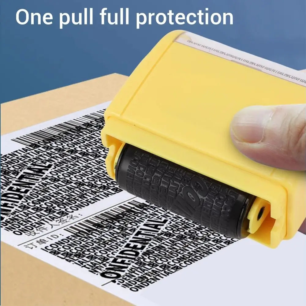 Leakproof Identity Theft Protection Roller Stamp Roller Stamp Portable Identity Stamp Roller Ink Refill Hide ID