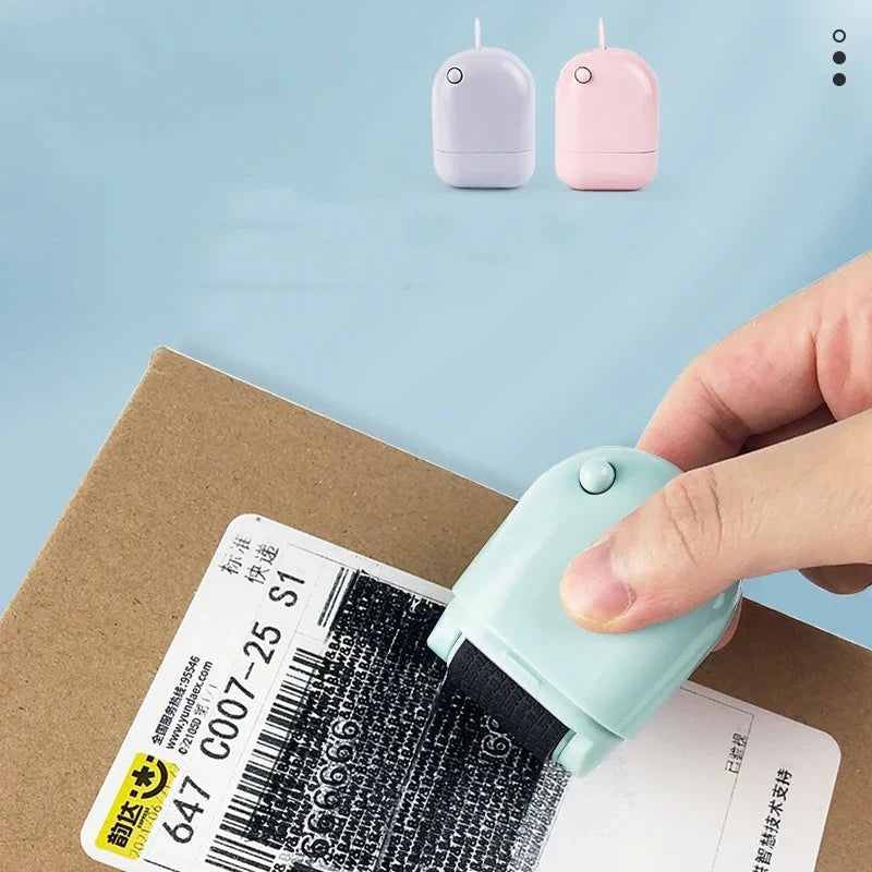 Ceramic Blade Theft Protection Roller Stamp for Privacy Confidential Data Guard Your Security Stamp Roller Privacy Seal Roller