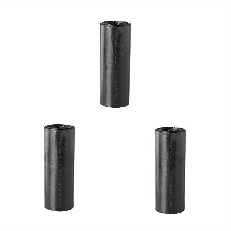 Mini Strong Trash Bags, Small Garbage Bags for Desktop Mini Trash Can, 60 Counts, Black, White