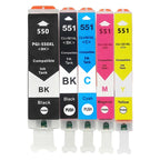 PGI550 CLI551 Compatible Ink Cartridges PGI-550 CLI 551 PGI-550 CLI-551 For Canon MG6350 MG7150 IP8750 Ip7250 Printers