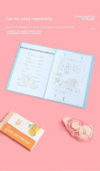 A3 File Folder Display Book 20-80pages Painting Art Collection 8k Album Transparent Information Children's Reward Poster Storage